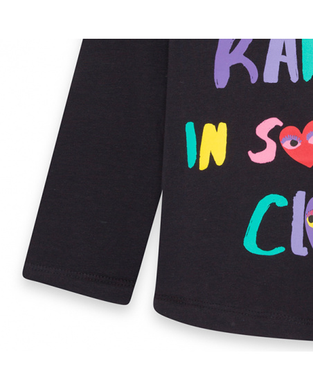 Camiseta manga larga joyful expression cloud