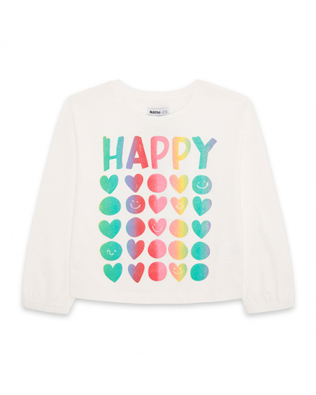 Camiseta manga larga joyful expression happy Camiseta manga larga joyful expression happy