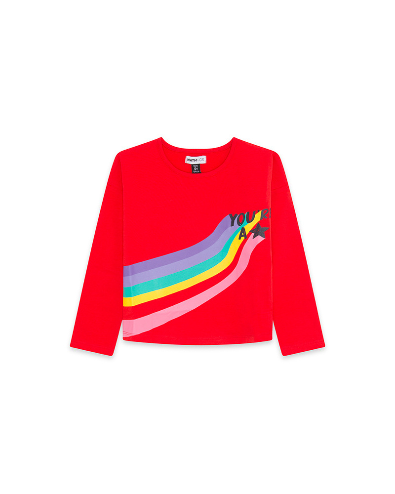 Camiseta manga larga joyful expression wishes