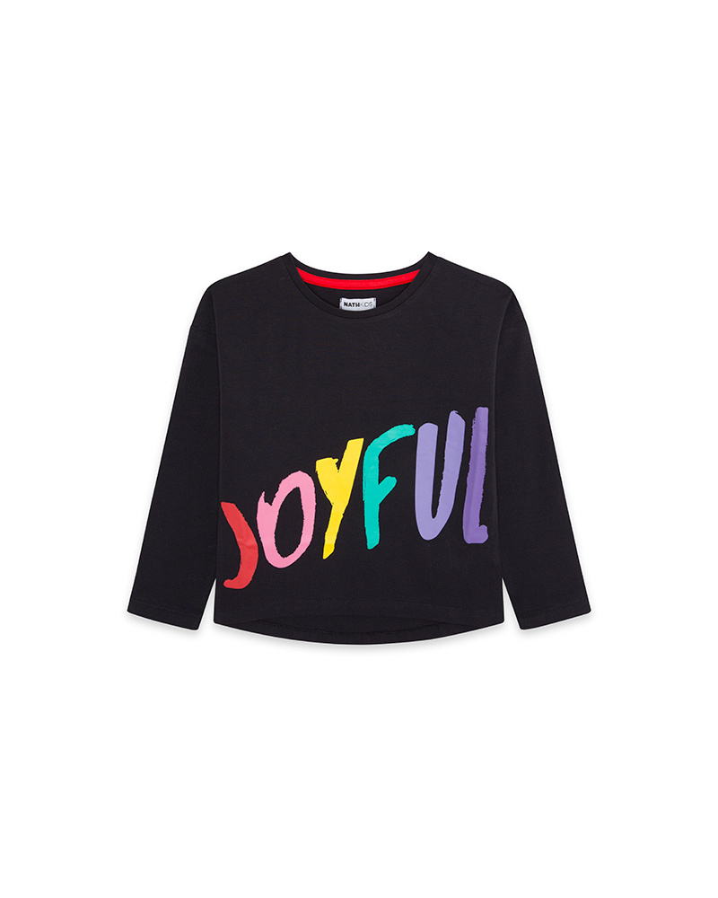 Camiseta manga larga joyful expression joyful