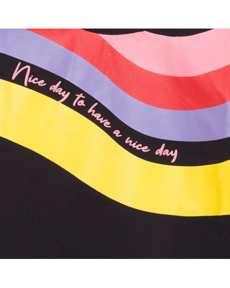 Camiseta manga larga joyful expression niceday Camiseta manga larga joyful expression niceday