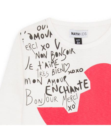Camiseta manga larga atelier amore amour Camiseta manga larga atelier amore amour