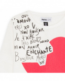 Camiseta manga larga atelier amore amour Camiseta manga larga atelier amore amour