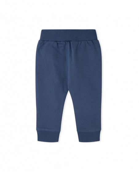 Pantalon peluche bleu garçon Galaxy Friends Pantalon peluche bleu garçon Galaxy Friends