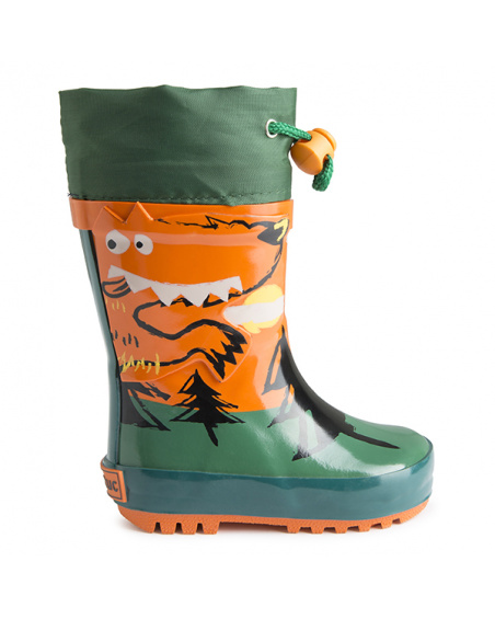 Bottes de Pluie Vert Enfant Natural Grown