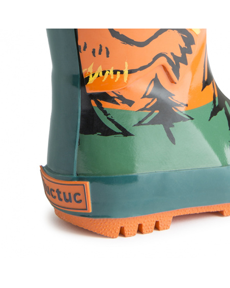 Bottes de Pluie Vert Enfant Natural Grown