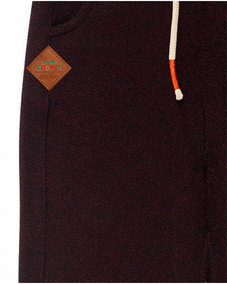 Pantalon plat garçon marron Natural Grown Pantalon plat garçon marron Natural Grown