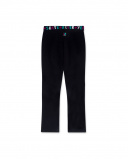 Legging en peluche noir et rose pour fille Connect Legging en peluche noir et rose pour fille Connect