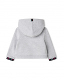 Sweat à capuche en peluche gris et noir Girl Connect Sweat à capuche en peluche gris et noir Girl Connect