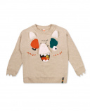 Sweat en peluche beige Garçon Natural Grown Sweat en peluche beige Garçon Natural Grown