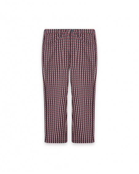 J'Adore Le Milk-Shake Girl Pantalon en maille rouge J'Adore Le Milk-Shake Girl Pantalon en maille rouge
