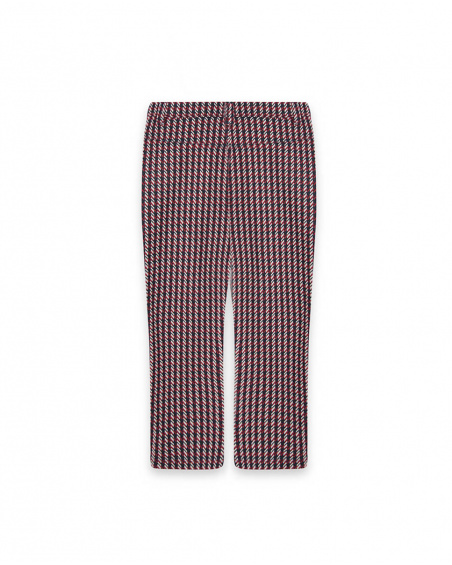 J'Adore Le Milk-Shake Girl Pantalon en maille rouge J'Adore Le Milk-Shake Girl Pantalon en maille rouge