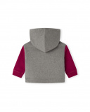 Sweat à capuche en peluche gris Girl Connect Sweat à capuche en peluche gris Girl Connect
