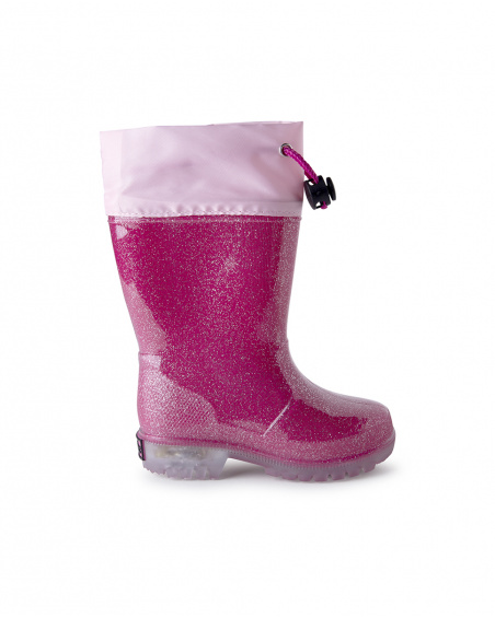 Bottes de Pluie Rose Clair Fille Magic Bottes de Pluie Rose Clair Fille Magic