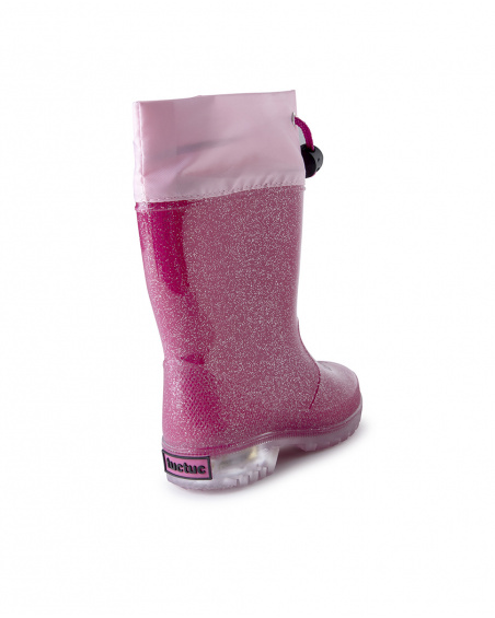Bottes de Pluie Rose Clair Fille Magic Bottes de Pluie Rose Clair Fille Magic