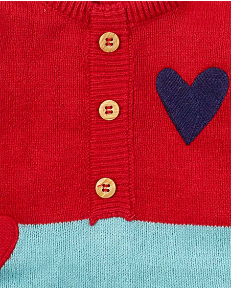 Robe Tricot Rouge Fille Mini Traveller Robe Tricot Rouge Fille Mini Traveller