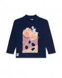 T-shirt en maille bleu pour fille Night Garden T-shirt en maille bleu pour fille Night Garden