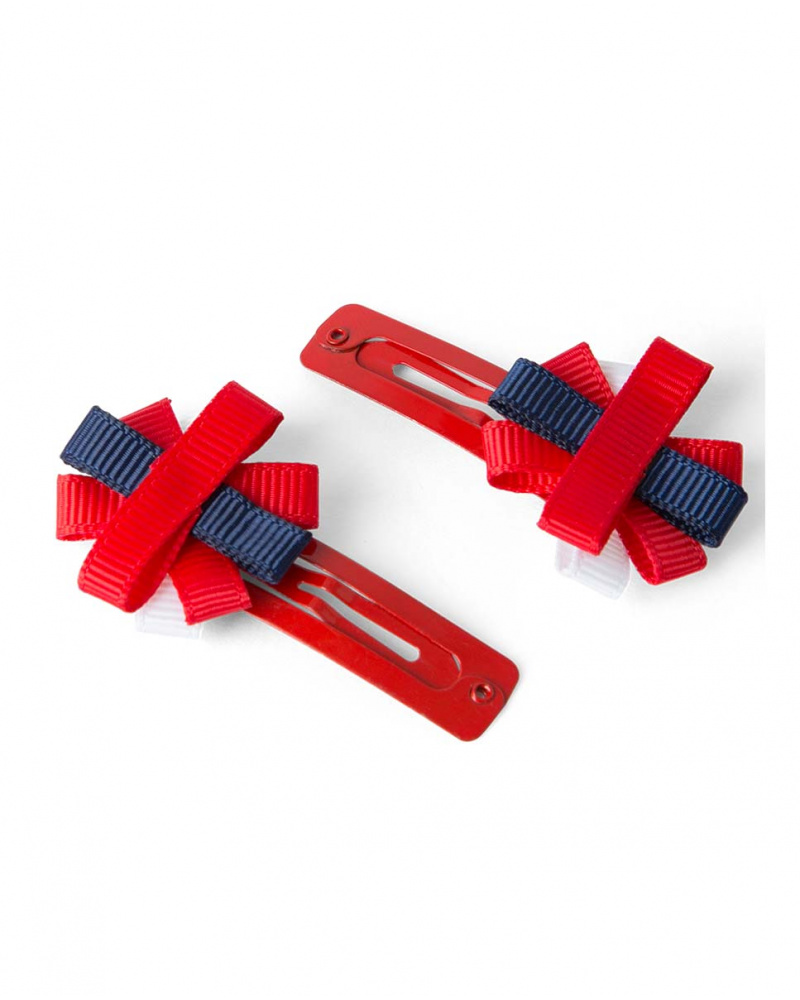 Set 2 Red Girl Frogs Fishing Club