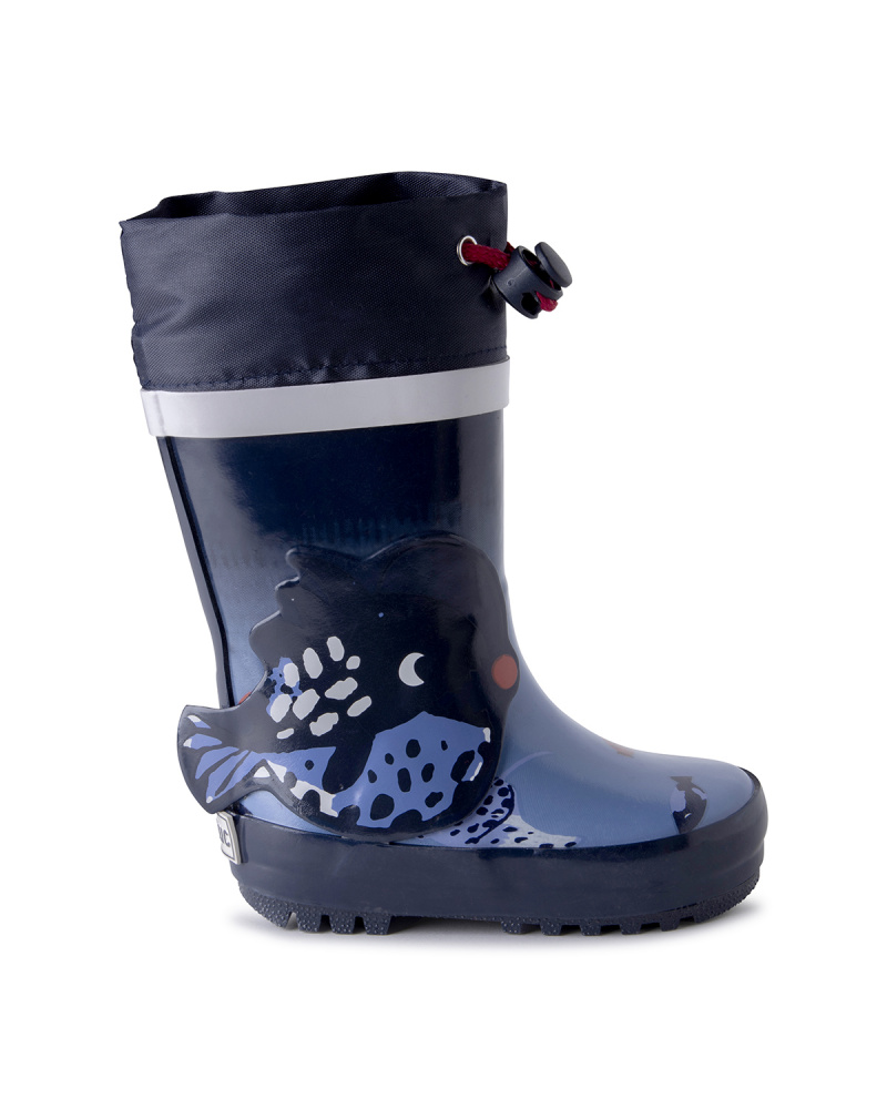 Bottes en Caoutchouc Bleu Boy Fishing Club