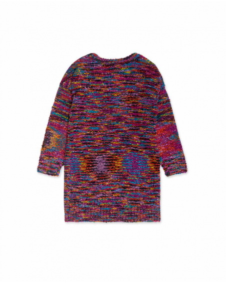 Robe Tricot Rose Fille Glam Rock Robe Tricot Rose Fille Glam Rock