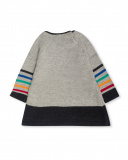 Robe grise en tricot fille Connect Robe grise en tricot fille Connect