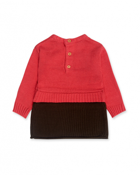 Robe Tricot Rose Fille Dog'S Mix