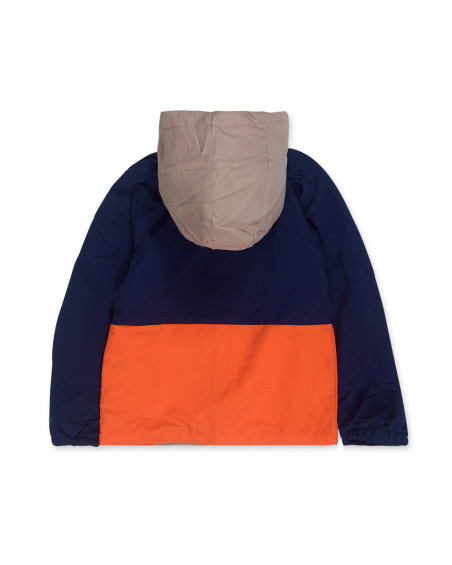 Coupe-vent bleu garçon fabriqué