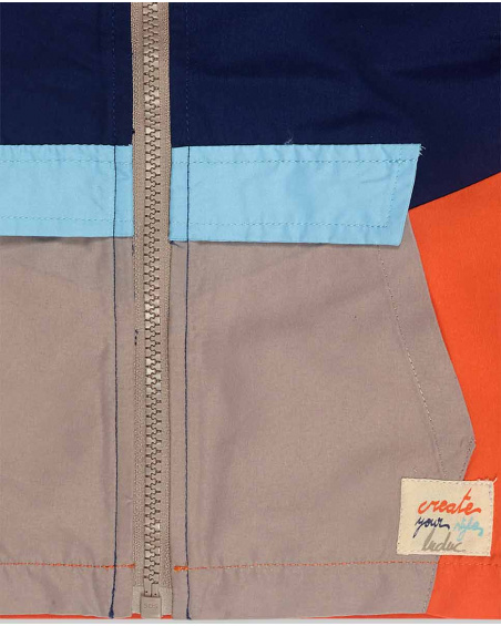 Coupe-vent bleu garçon fabriqué