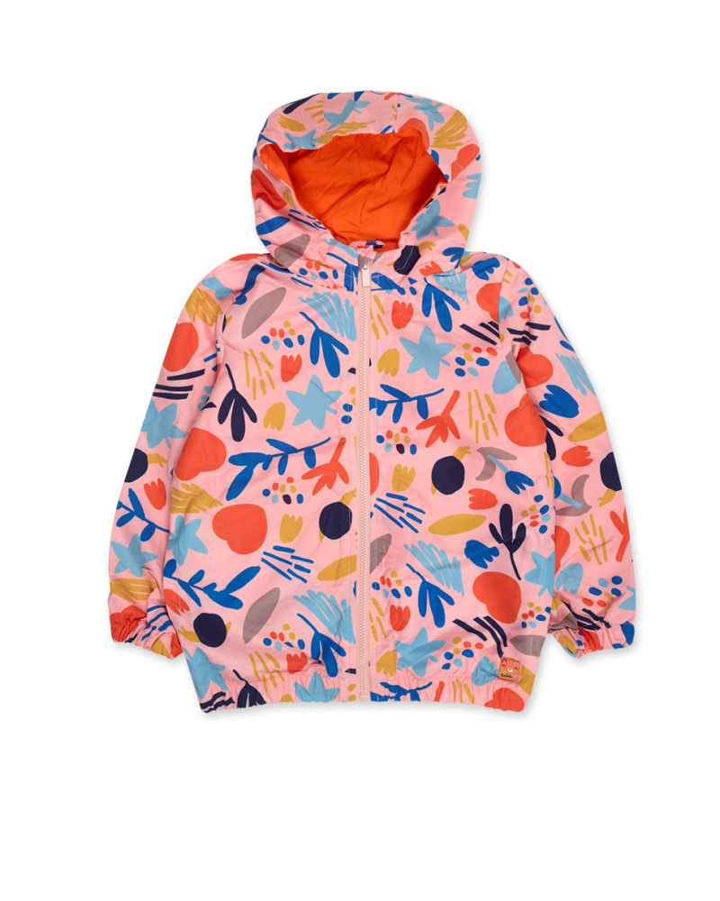 Fille coupe-vent orange fabriquée