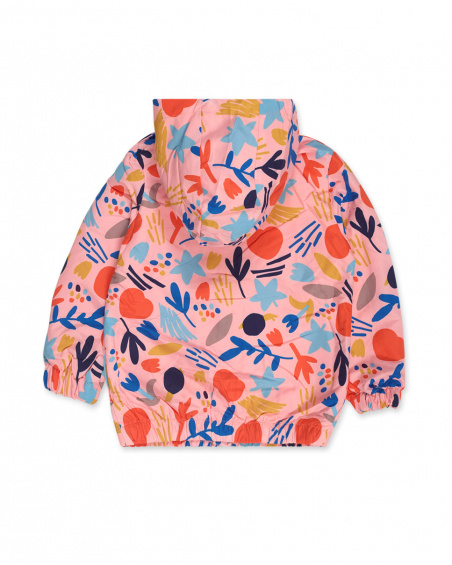 Fille coupe-vent orange fabriquée