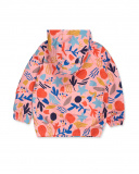 Fille coupe-vent orange fabriquée Fille coupe-vent orange fabriquée