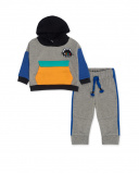 Connect Sweat Et Pantalon En Peluche Gris Garçon Connect Sweat Et Pantalon En Peluche Gris Garçon