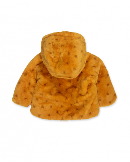 Parka Fille Orange Fourrure Dog'S Mix