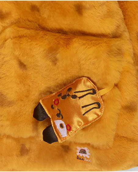Parka Fille Orange Fourrure Dog'S Mix