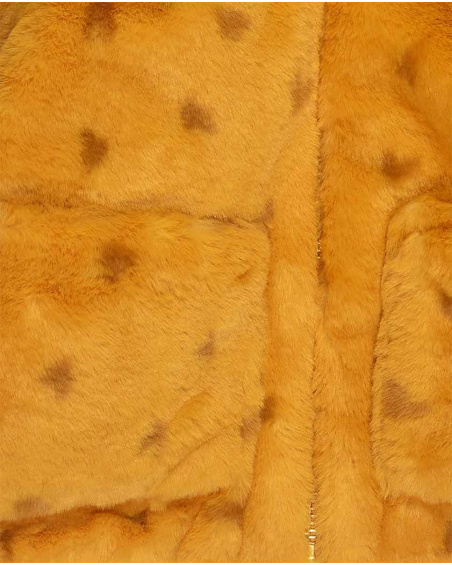 Parka Fille Orange Fourrure Dog'S Mix