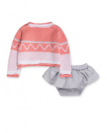 Pull Gris Tricot Et Grenouille Fille Baby Circus Pull Gris Tricot Et Grenouille Fille Baby Circus