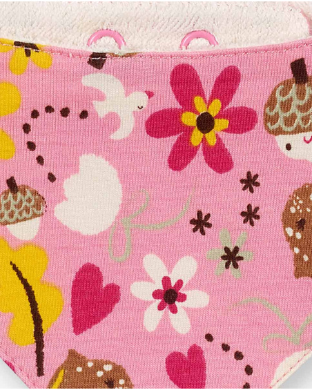 Bandana à pois rose pour fille Woodland Bandana à pois rose pour fille Woodland