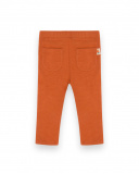 Legging en peluche orange pour fille Natural Grown Legging en peluche orange pour fille Natural Grown