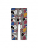 Legging en peluche gris et rose Girl Connect Legging en peluche gris et rose Girl Connect