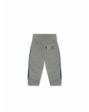 Pantalon en peluche gris et bleu Boy Connect Pantalon en peluche gris et bleu Boy Connect