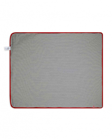 Couverture Blanche En Peluche Et Tricotée Enfant Mini Traveller