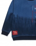 Sweat en peluche bleu garçon Ski Explorers Sweat en peluche bleu garçon Ski Explorers