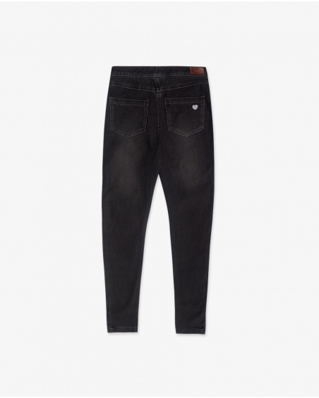 Jegging peluche noir fille Basics Kids W23 Jegging peluche noir fille Basics Kids W23