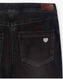 Jegging peluche noir fille Basics Kids W23 Jegging peluche noir fille Basics Kids W23