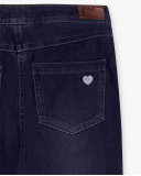 Jegging peluche bleu fille Basics Kids W23 Jegging peluche bleu fille Basics Kids W23