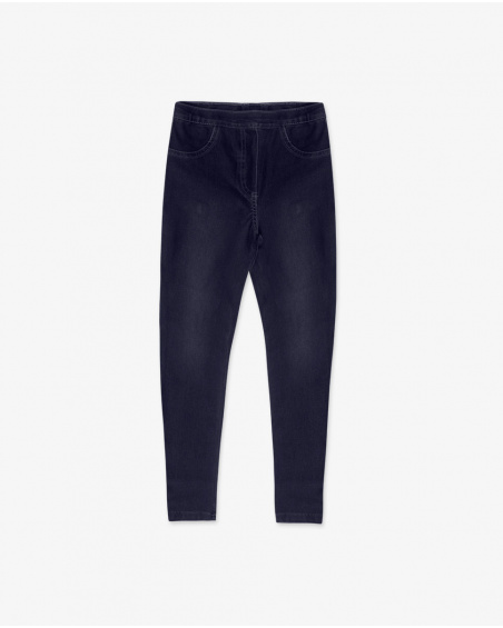 Jegging peluche bleu fille Basics Kids W23 Jegging peluche bleu fille Basics Kids W23