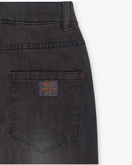 Pantalon Denim Gris Garçon Basics Kids W23