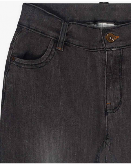 Pantalon Denim Gris Garçon Basics Kids W23