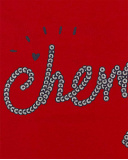 T-shirt Maille Rouge Et Rouge Fille J'Adore Le Milk-Shake T-shirt Maille Rouge Et Rouge Fille J'Adore Le Milk-Shake