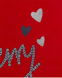 T-shirt Maille Rouge Et Rouge Fille J'Adore Le Milk-Shake T-shirt Maille Rouge Et Rouge Fille J'Adore Le Milk-Shake